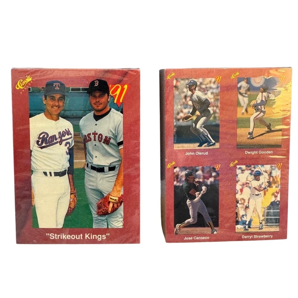 Classic Baseball 1991 Trivia Cards MLB Factory Sealed Strikeout Kings Set 1991